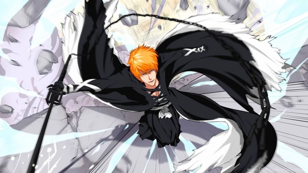 Download Wallpapers 1366x768 Hiroto Touya, Guy, Kurosaki Ichigo ...