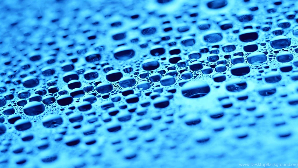 Blue Water Bubbles Wallpapers
