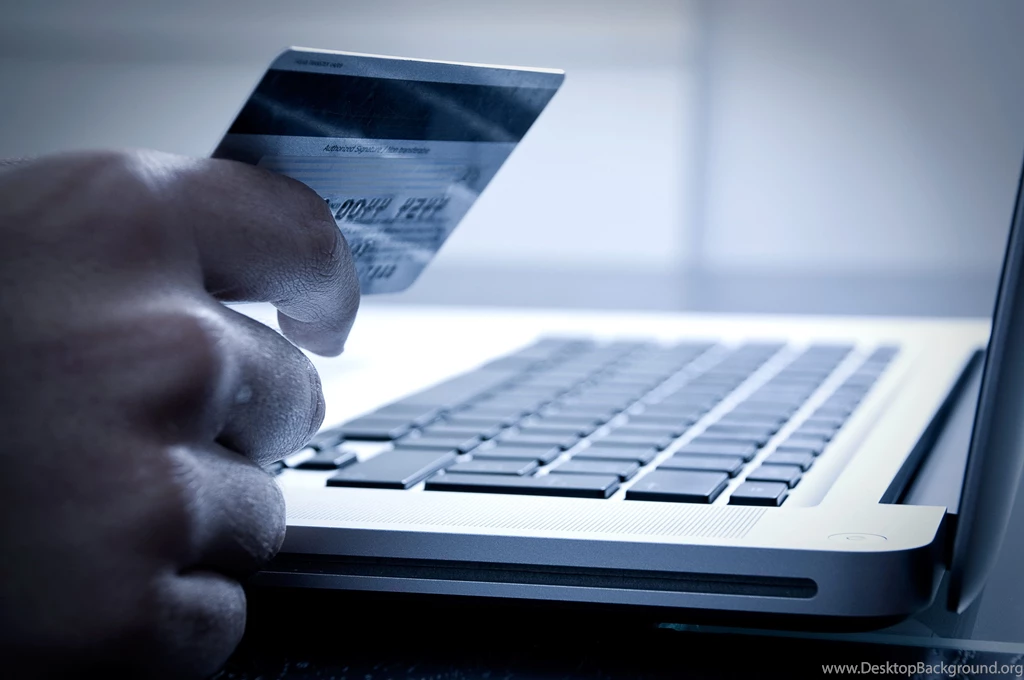 Download Wallpapers Hand, Card, Money, Online, Purchase, Laptop HD ...