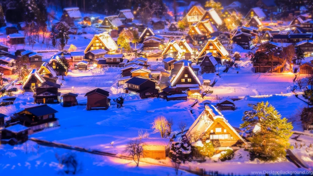 1920x1080 Christmas Village Wallpapers