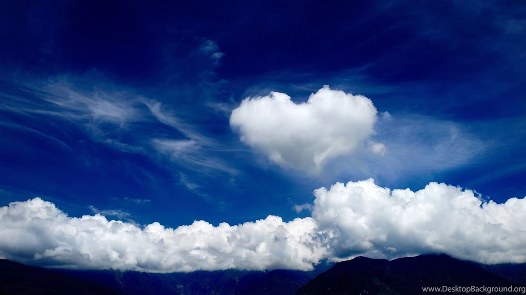 1920x1080 Love Heart Cloud Wallpapers