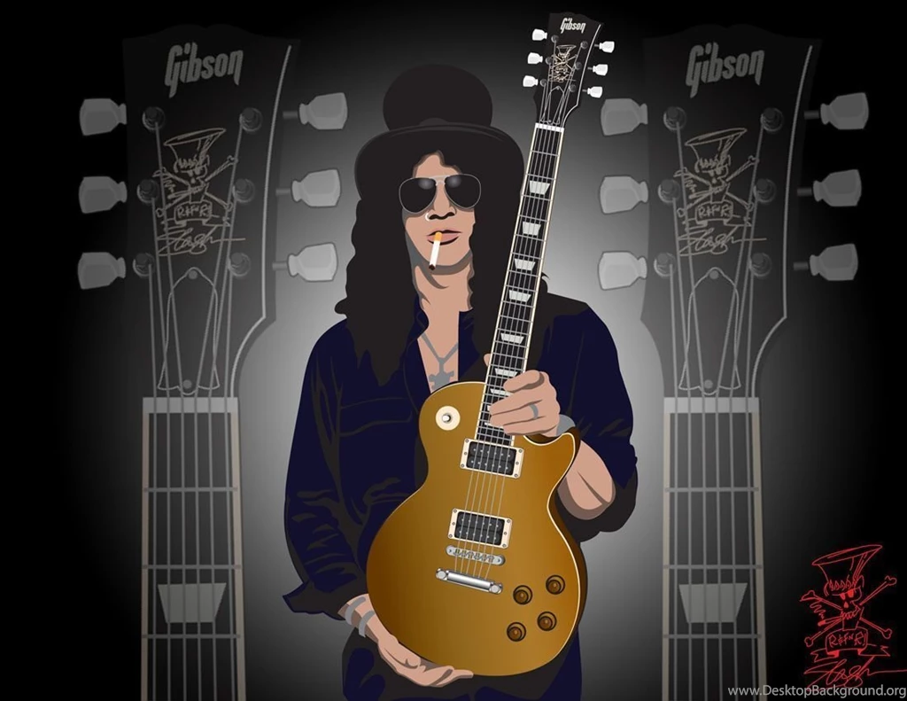 Slash Guitar Wallpapers