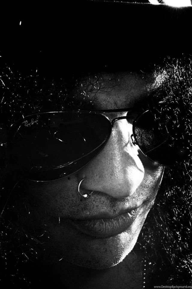 Download Wallpapers 640x960 Slash, Hair, Glasses, Piercing, Light ...