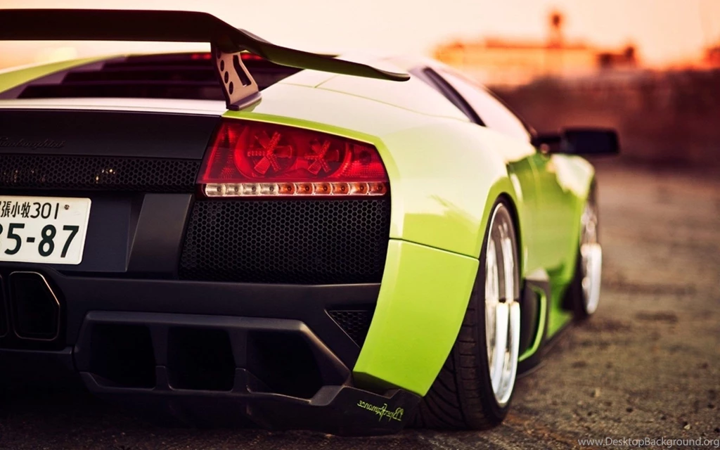 Lamborghini Murcielago Back Hd Wallpapers Wallpapers