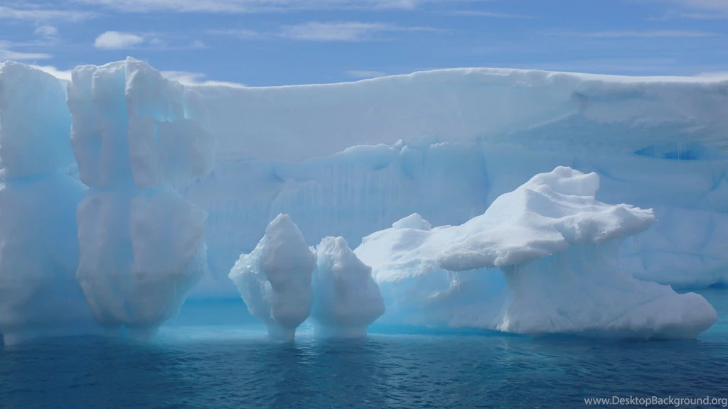 Download Wallpapers 2560x1440 Glacier, Snow, Water, Ocean, Frozen ...