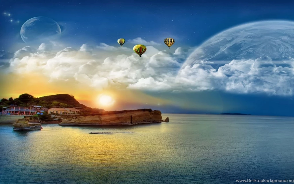 Summertime Fantasy Blues Wallpapers