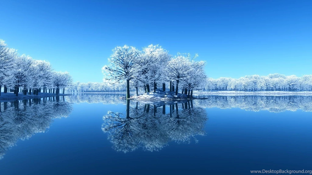 Winter Lake Landscape Wallpapers Best
