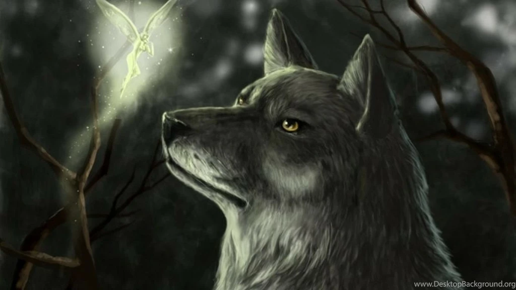 3140) Dark Wolf Widescreen Desktop Wallpapers   WalOps.com