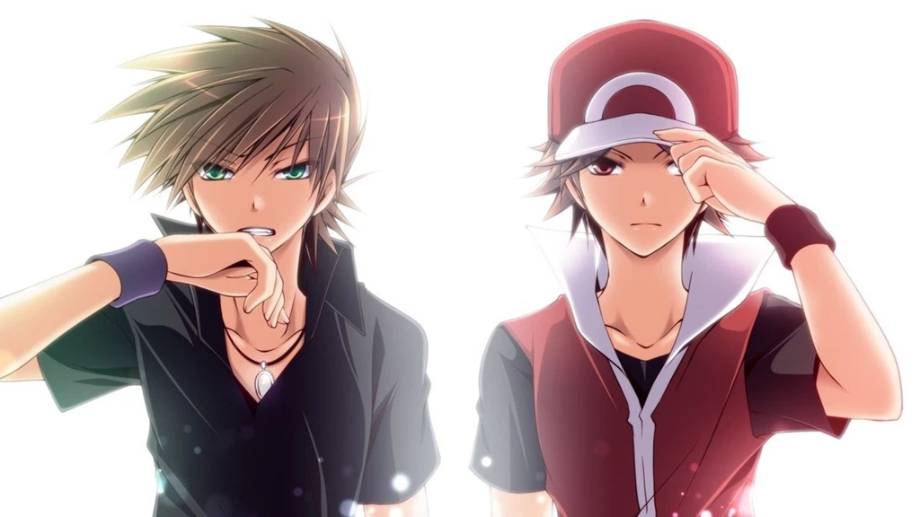 HDscreen: Pokemon Red Anime Anime Boys Brown Green Eyes Desktop ...