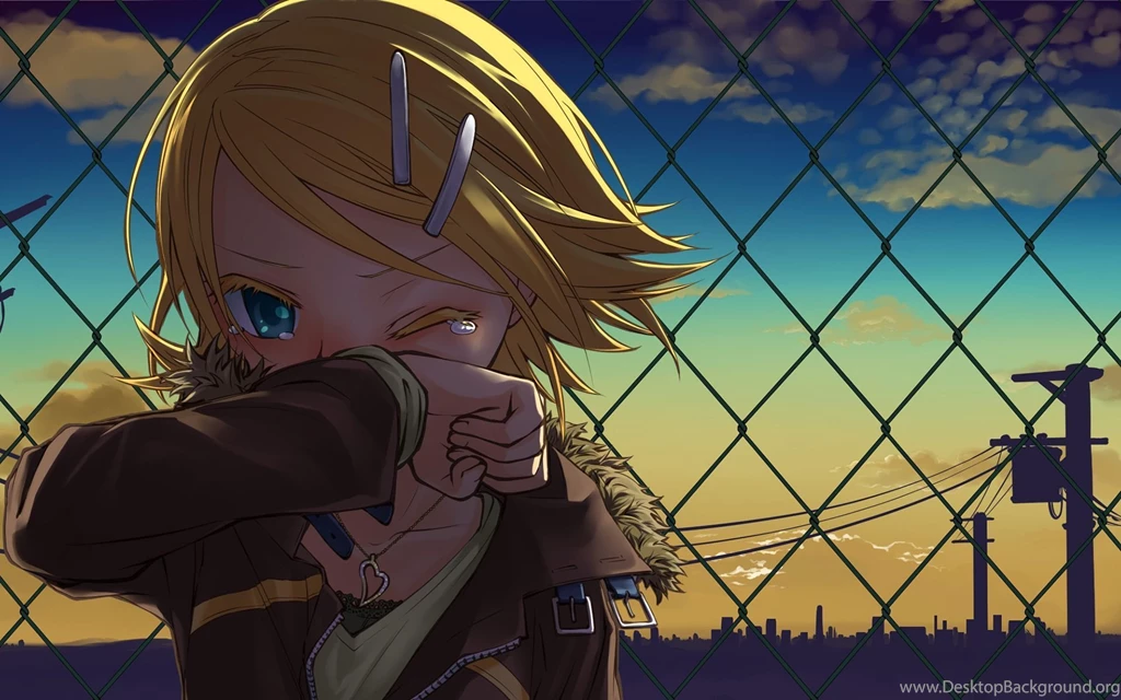 Kagamine Rin Crying Wallpapers