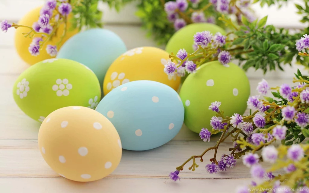 Flowers Eggs Grass Daisies Spring Easter 3d Abstract Http ...
