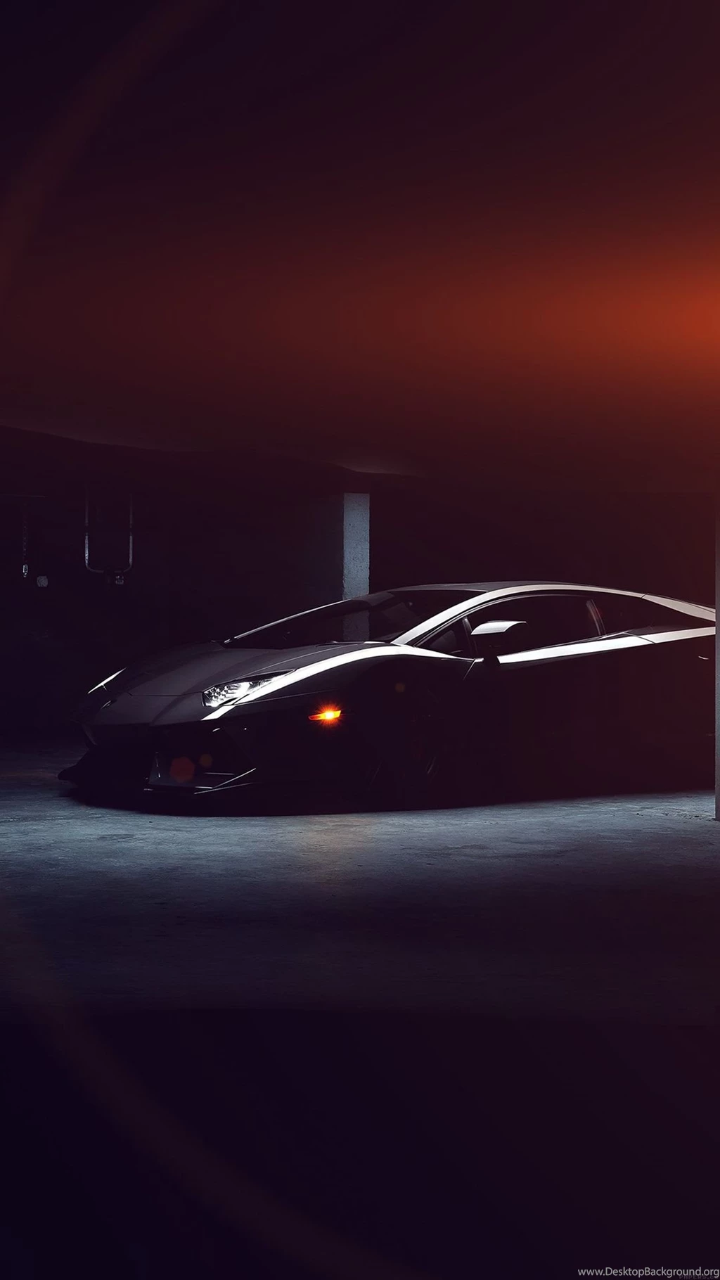 Black Lamborghini iPhone Wallpapers Image