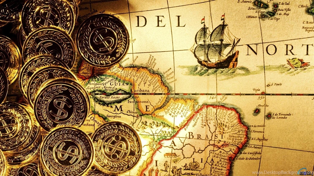 Download Wallpapers Money And Treasure Map (1920 X 1080 HDTV 1080p ...
