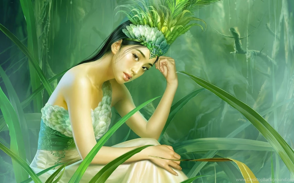 Fantasy Girl PC Desktop HD Paintings,wallpapers 1440x900 And ...