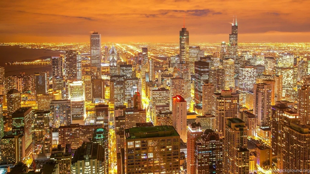 Chicago night city view hd wallpapers 1600x900.jpg