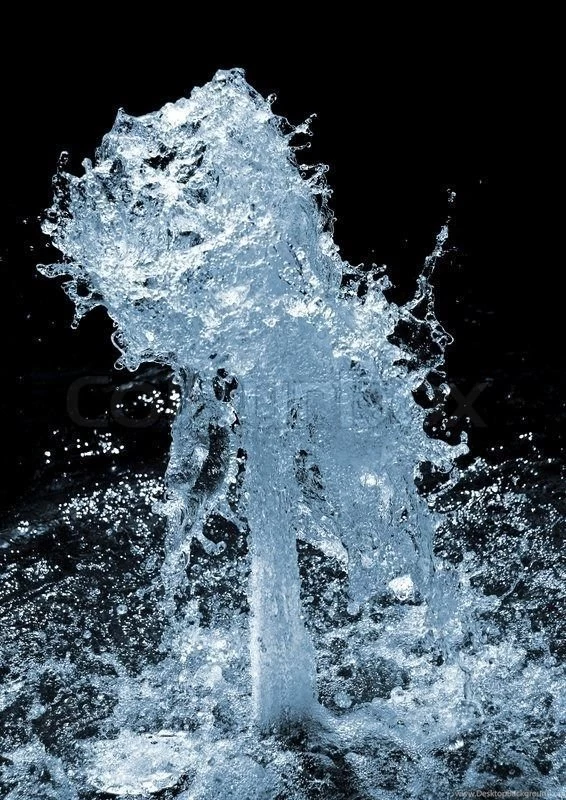 Waterfall On Black Backgrounds