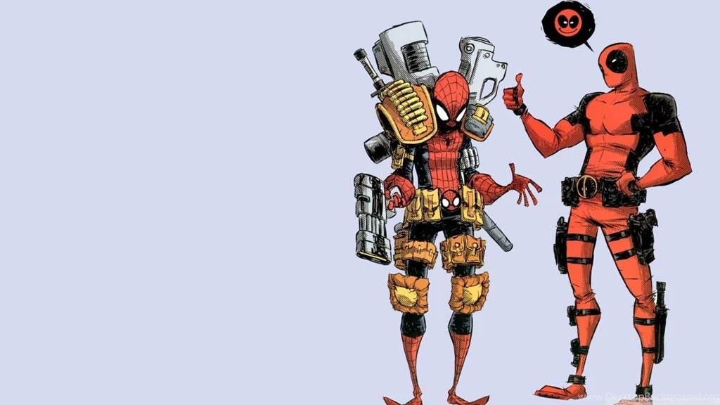 Deadpool And Spiderman HD Desktop Wallpapers : High Definition ...
