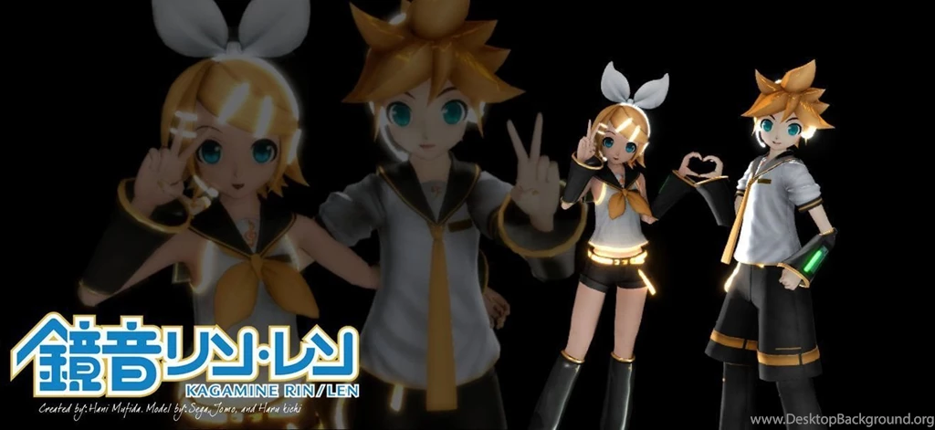 Kagamine Rin And Len Simple Wallpapers HD By ZarielyssKuroikami On ...