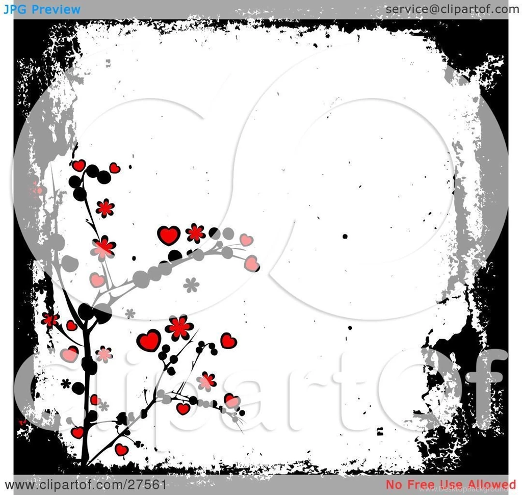 Clipart Illustration Of A Grunge White Backgrounds Bordered By ...