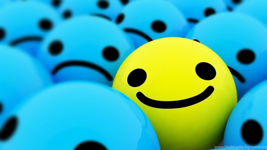 Happy Smiling Faces 3D Wallpapers