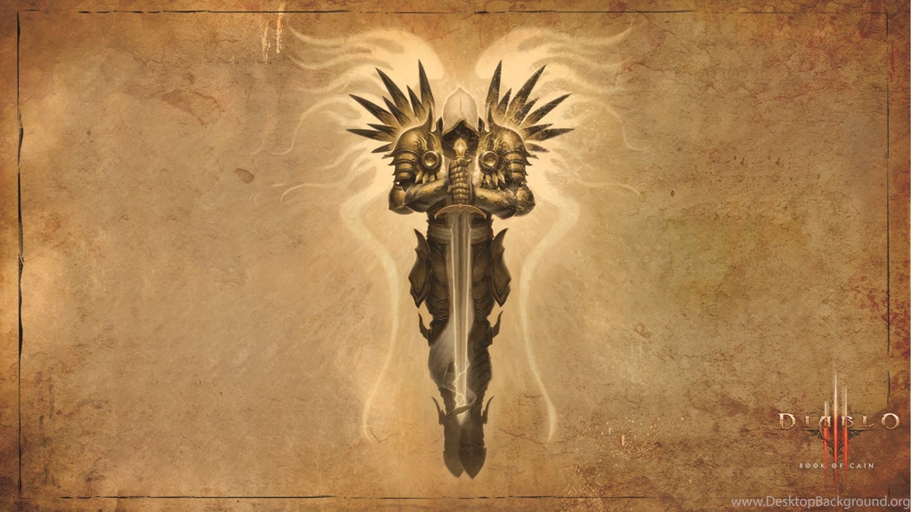 Diablo 3 News: Tyrael In Blizzard's New Wallpapers Art