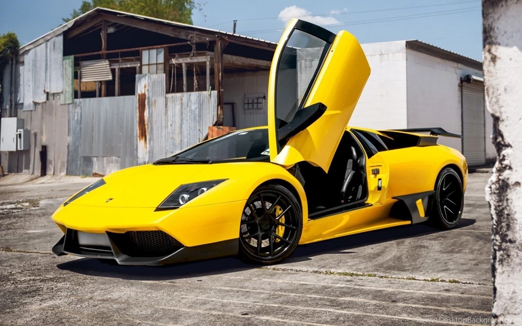 Yellow Lamborghini Murcielago Wallpapers   Image
