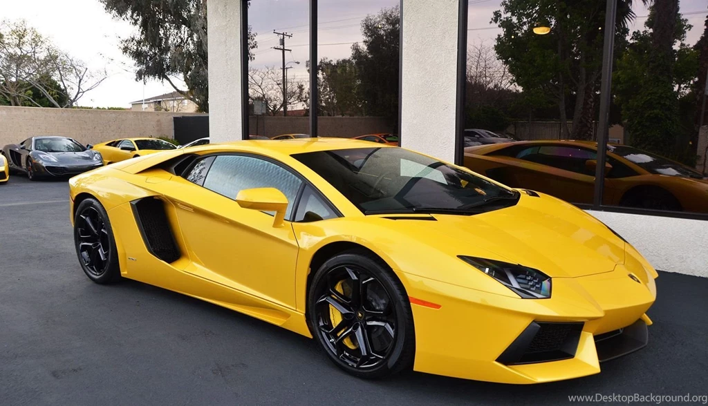 Yellow Lamborghini Murcielago Wallpapers   Image