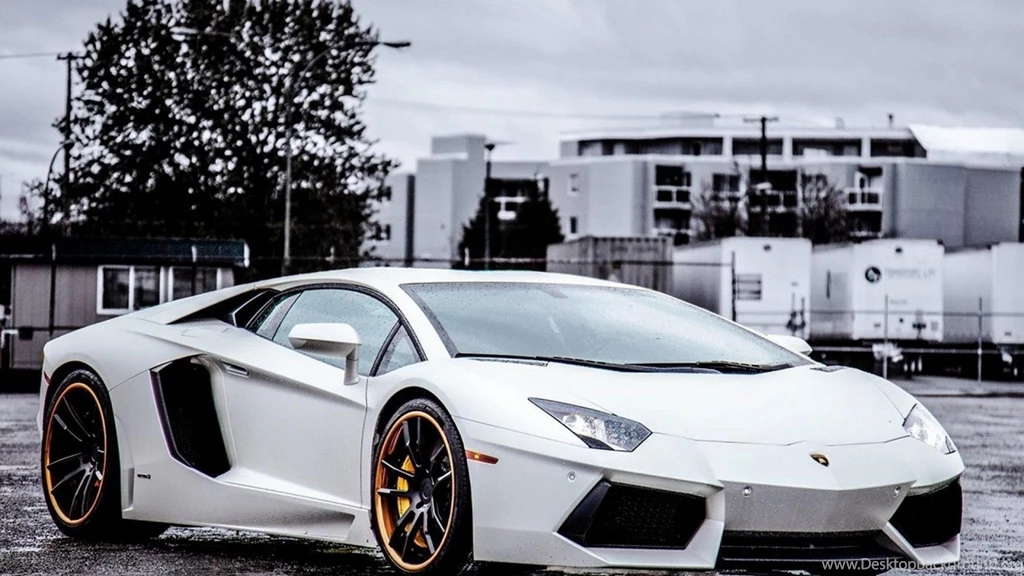 White Lamborghini Wallpapers