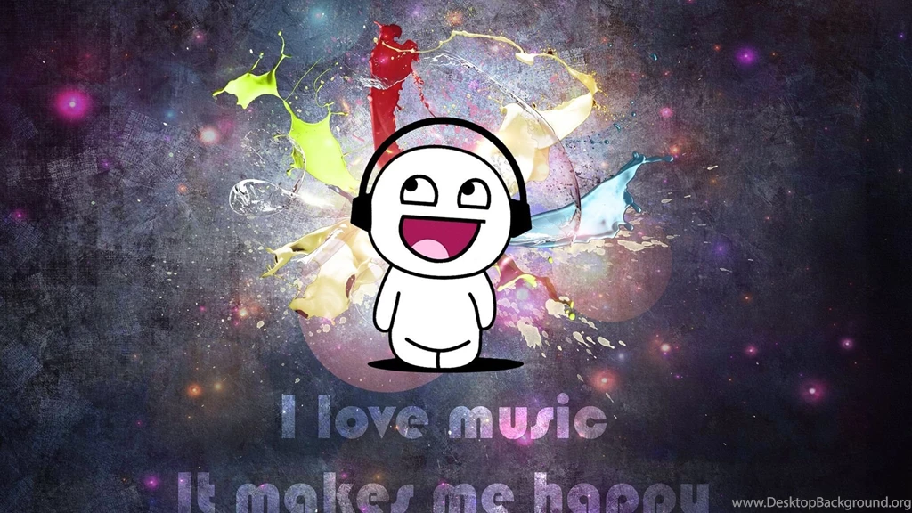 I Love Music, It Makes Me Happy Wallpapers