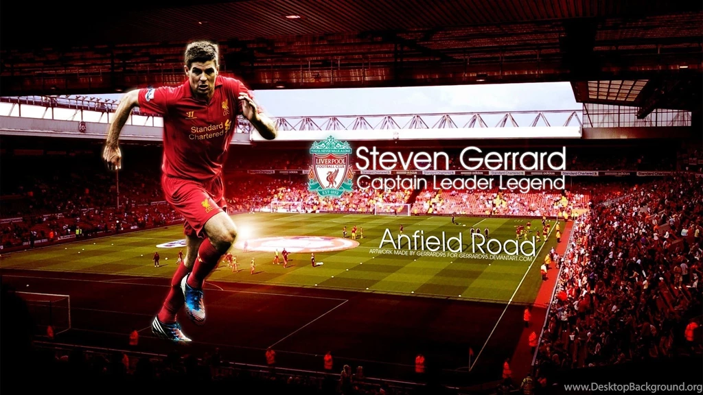 Steven Gerrard Captain Liverpool HD