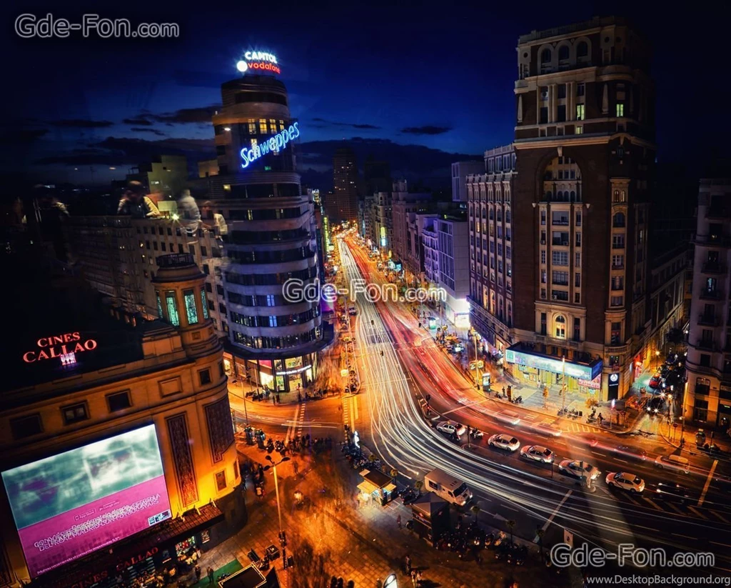Top Madrids Night Spain Wallpaper Images For Pinterest