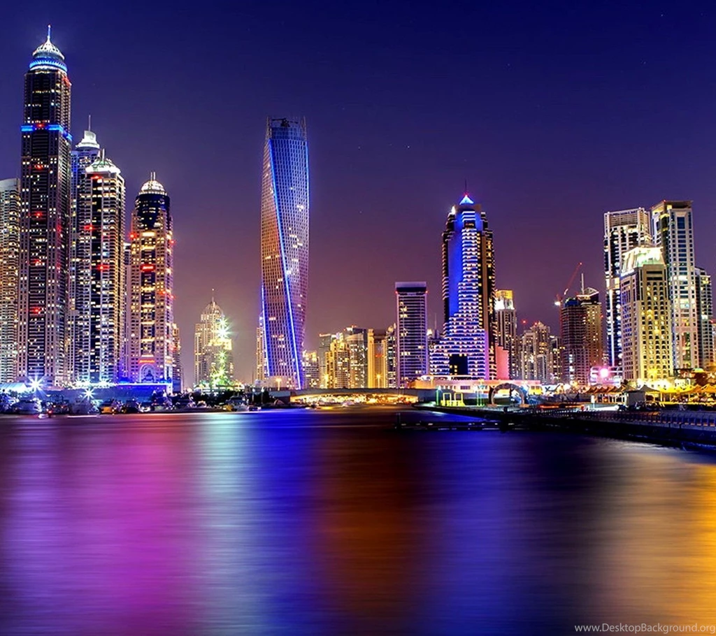 Modern: Night City Lights Building HD Pictures For HD 16:9 High ...