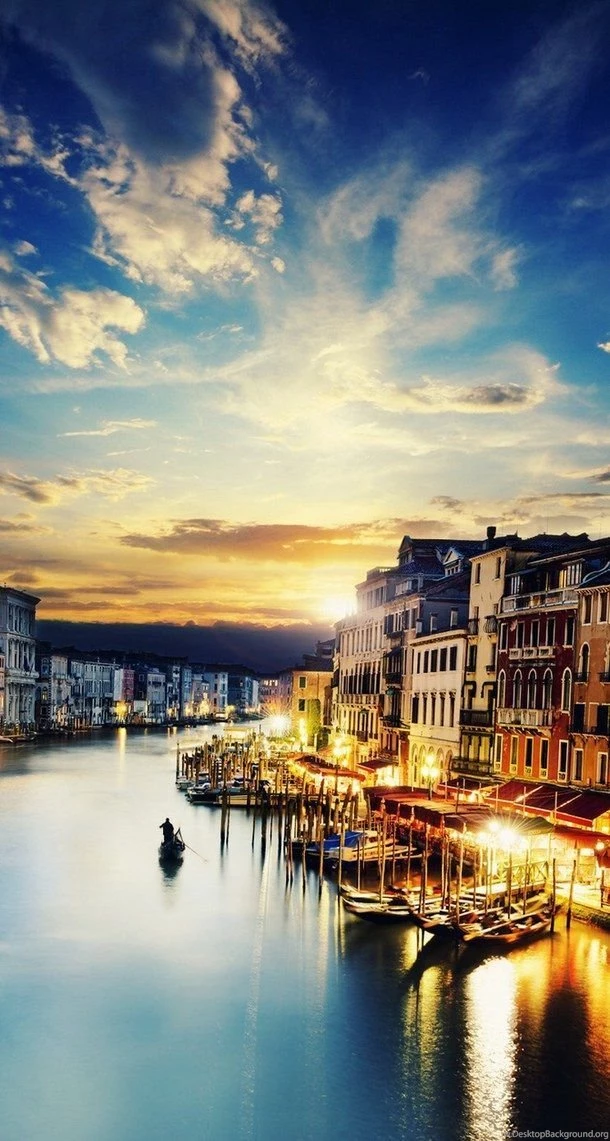 Beautiful, City, Gondole, Hd, Iphone, Sun, Venezia, Venice, Venise ...