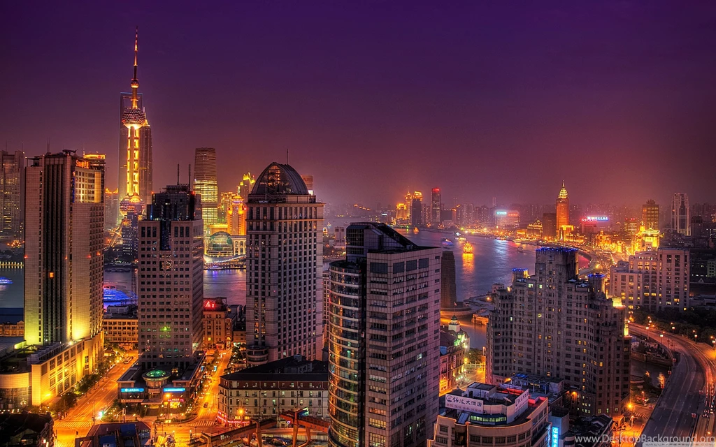 Colorful City Lights At Night Wallpapers Full HD [3840x2400]   Free ...