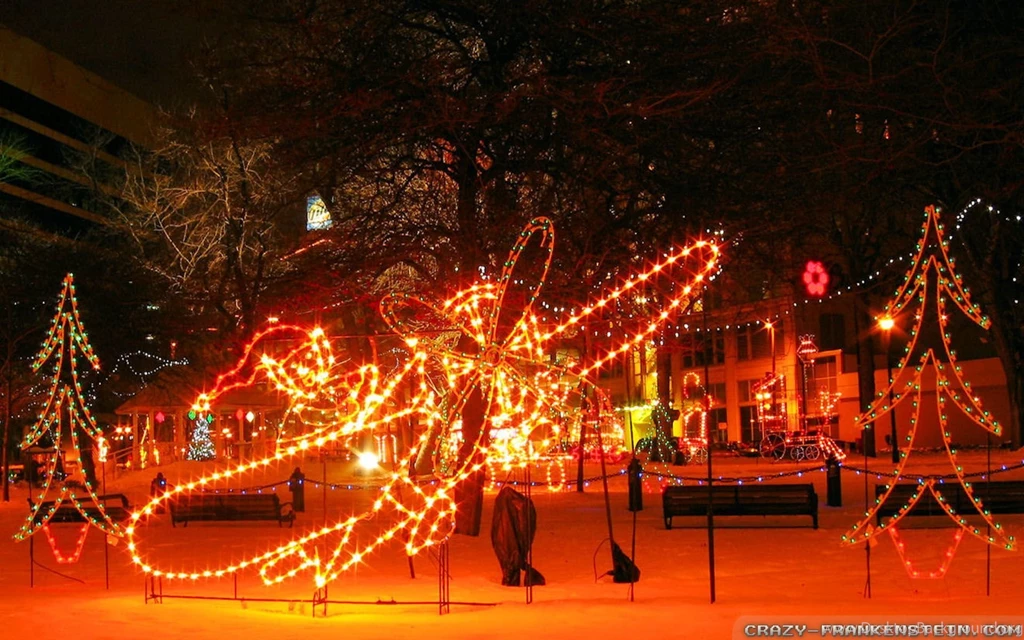 Christmas Lights Wallpapers   Crazy Frankenstein