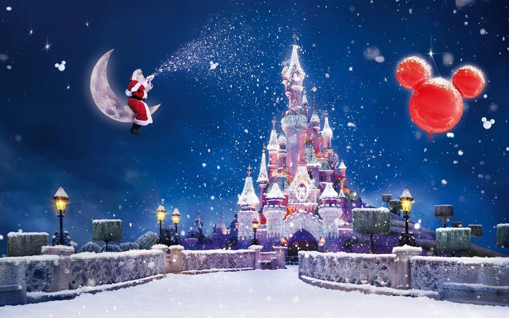 1920x1200 Christmas Castle Wallpapers