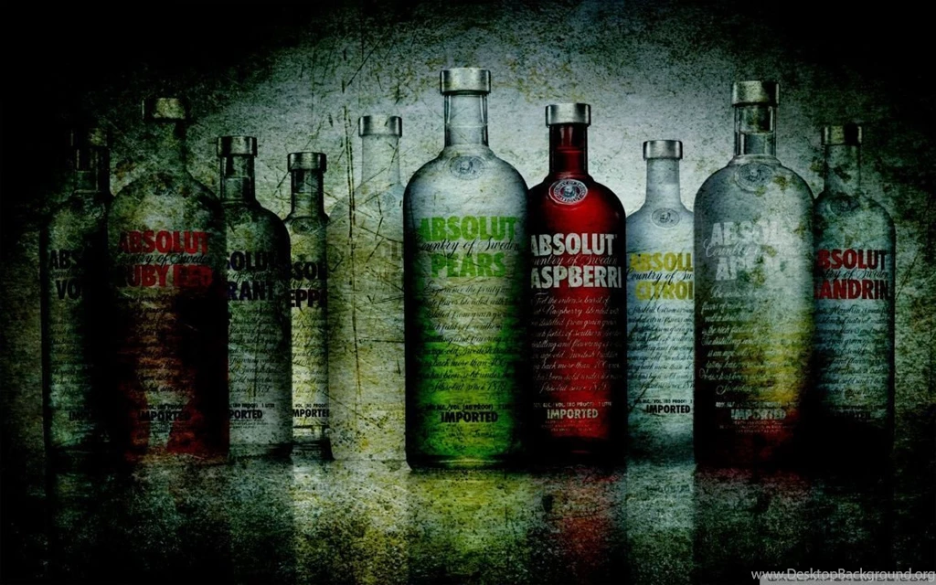 Absolut Vodka Bottles Grunge HD Desktop Wallpapers : High ...