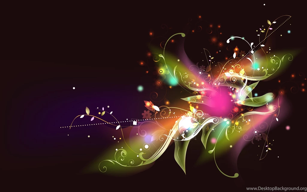 Download Wallpapers 3840x2400 Abstract, Flower, Glitter, Pattern ...
