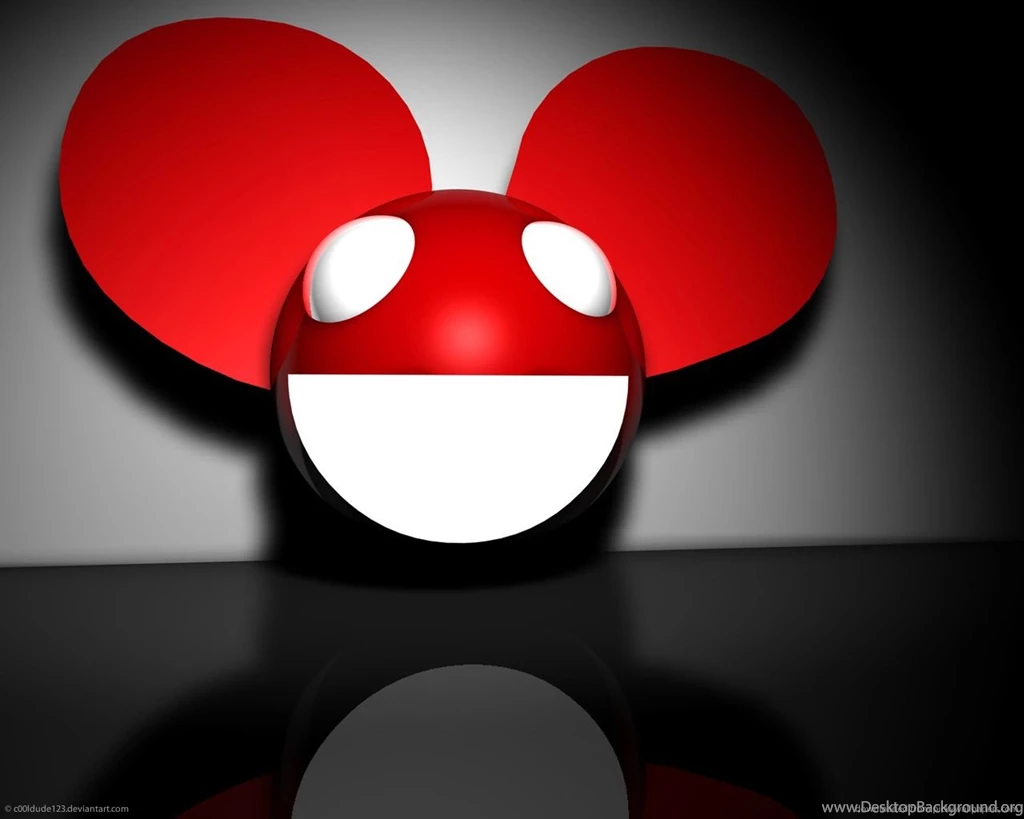 Download 1280x1024 Deadmau5 Red 3D Render Wallpapers