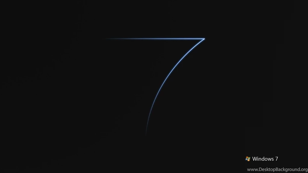 10121) Windows 7 Black Backgrounds Wallpapers Attachment WalOps.com