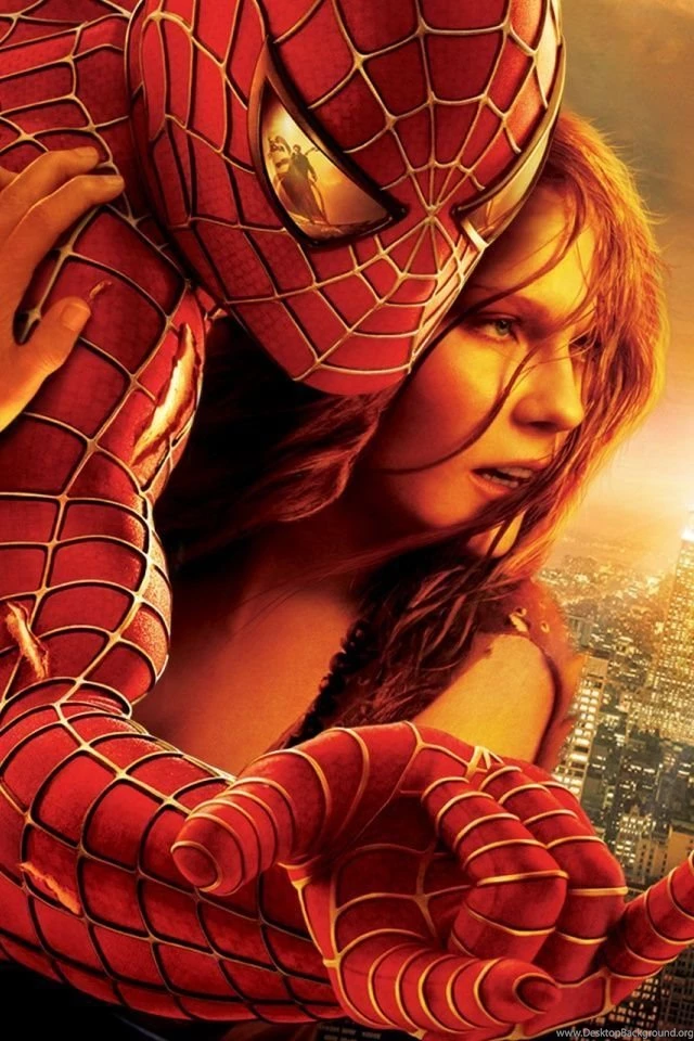 640x960 Spiderman With Girl Iphone 4 Wallpapers