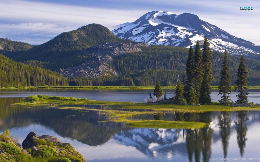 Sparks Lake And South Sister Peak, Deschutes National Forest ...