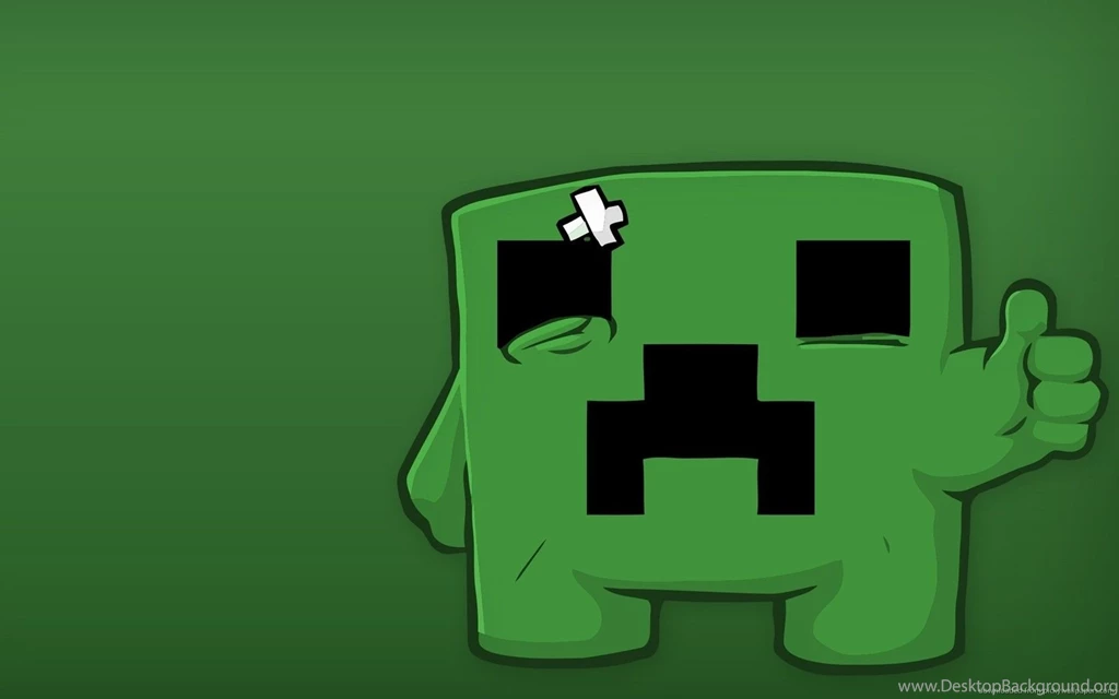 Download 1680x1050 Sad Minecraft Creeper Wallpapers
