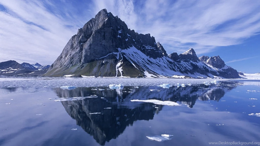 Snow Mountains Lake Wallpaper.