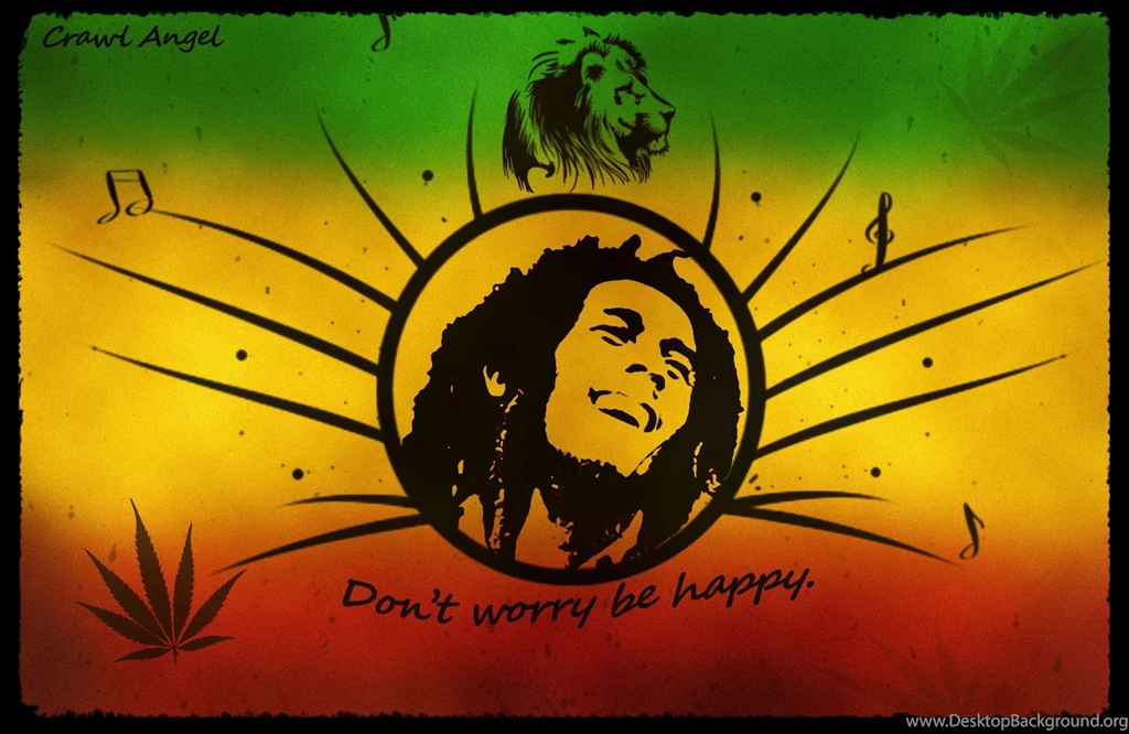 Bob Marley Don't Worry Be Happy Wallpapers
