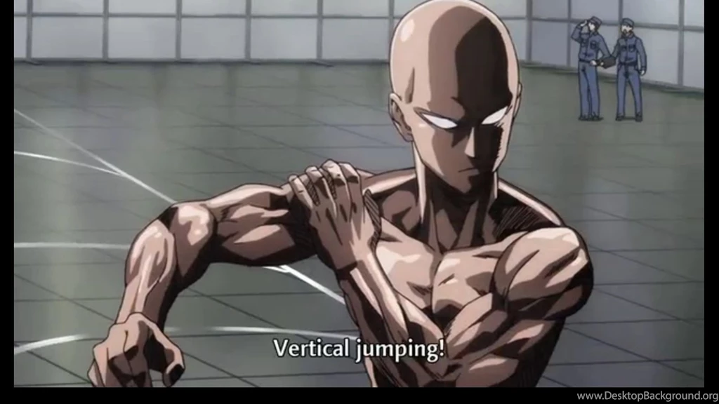 Saitama One Punch Man Desktop Wallpapers   Free Wallpapers Page