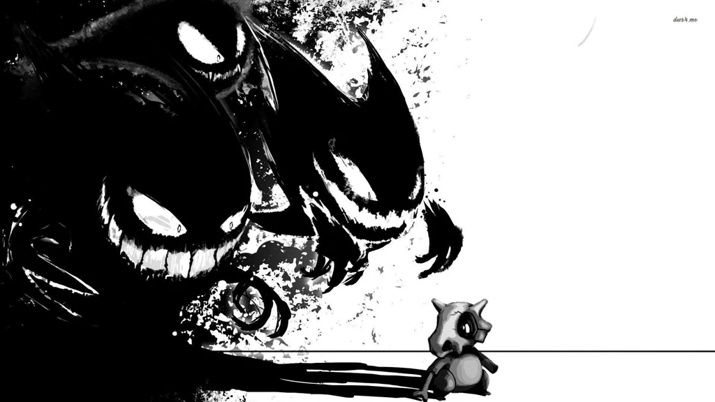 Dark Gengar And Cubone In Pokemon Wallpapers Game Wallpapers
