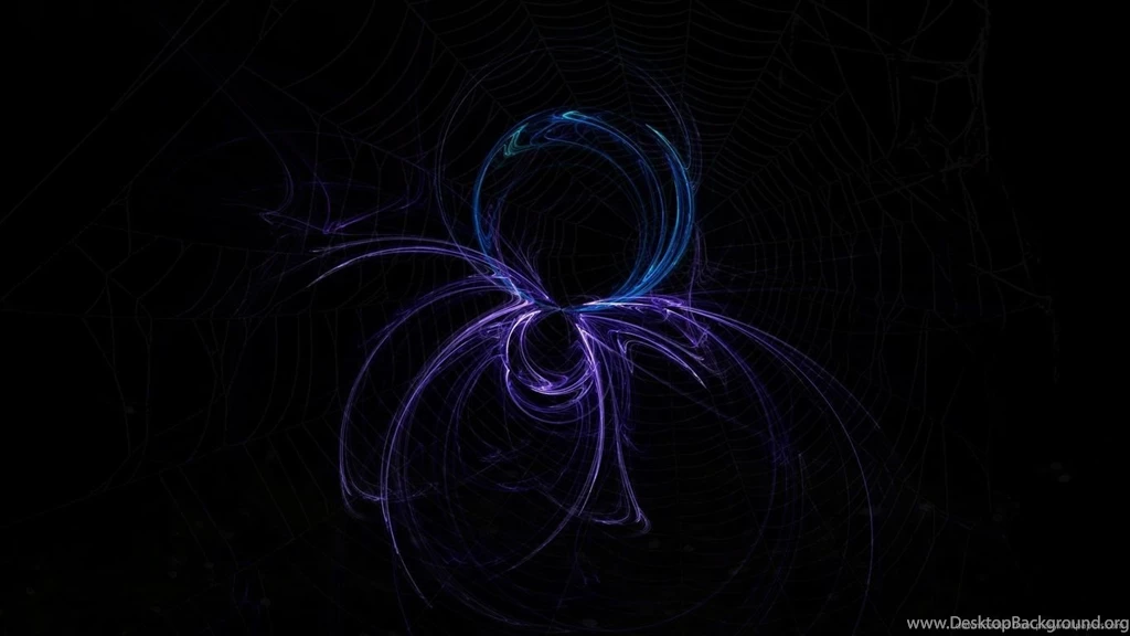 Download 1366x768 Spider Abstract Art Wallpapers