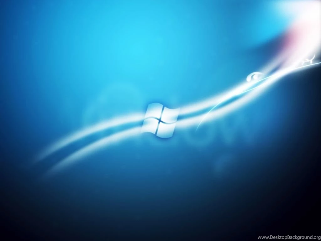 1024x768 Windows 7 Logo Wave Desktop PC And Mac Wallpapers