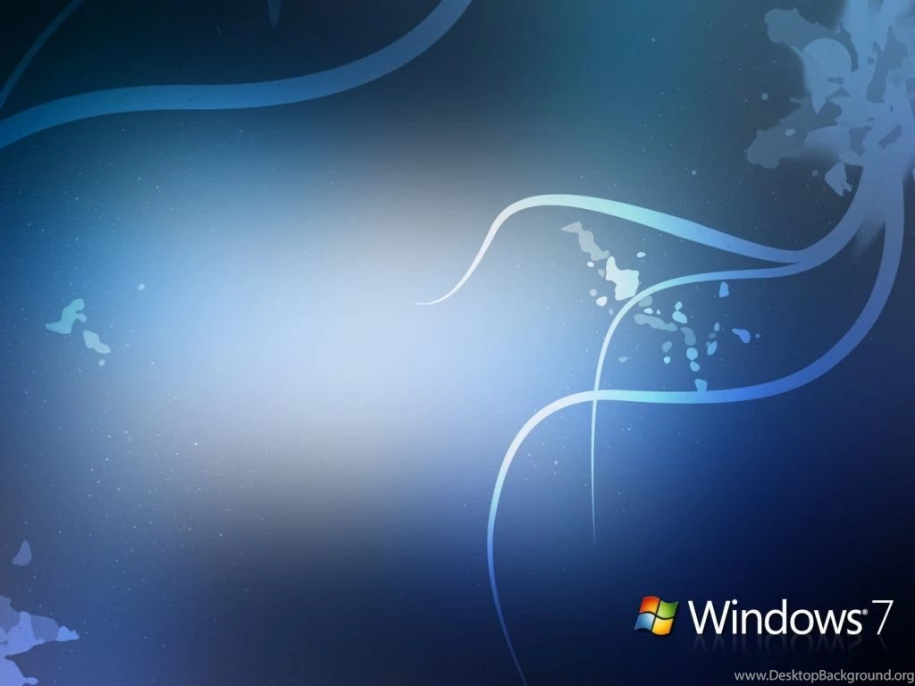 Download Wallpapers 1024x768 Windows 7, Blue, White, Line, Abstract ...